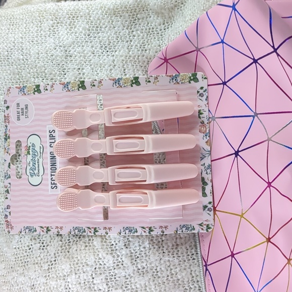 INH Never Knotty Brush/Slickhair Roller/Vintage Cosmetic Co. Hair Clips Bundle - Picture 3 of 7